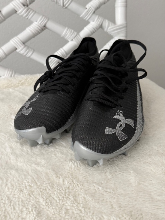 Under Armour Blur Pro Men’s Football Cleats Black Metallic Silver 10 New main image 11
